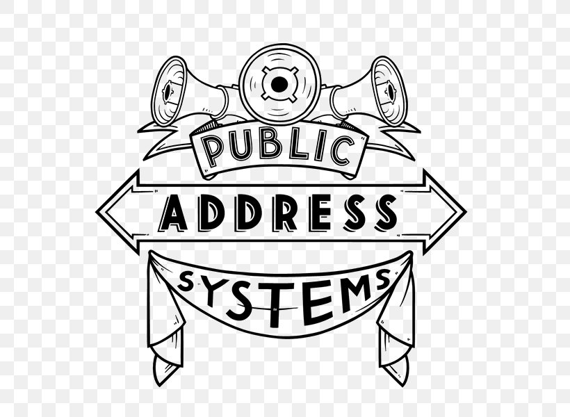 Public Address Systems Drawing Logo Artist, PNG, 550x600px, Public Address Systems, Area, Artist, Black And White, Brand Download Free