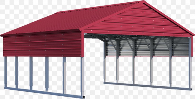 Roof Carport Steel Building Garage, PNG, 884x450px, Roof, Barn, Building, Canopy, Carport Download Free