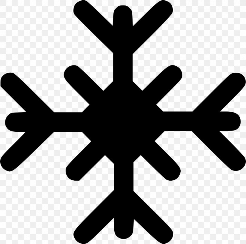 Image Clip Art Snowflake, PNG, 982x974px, Snowflake, Black And White, Silhouette, Symbol Download Free