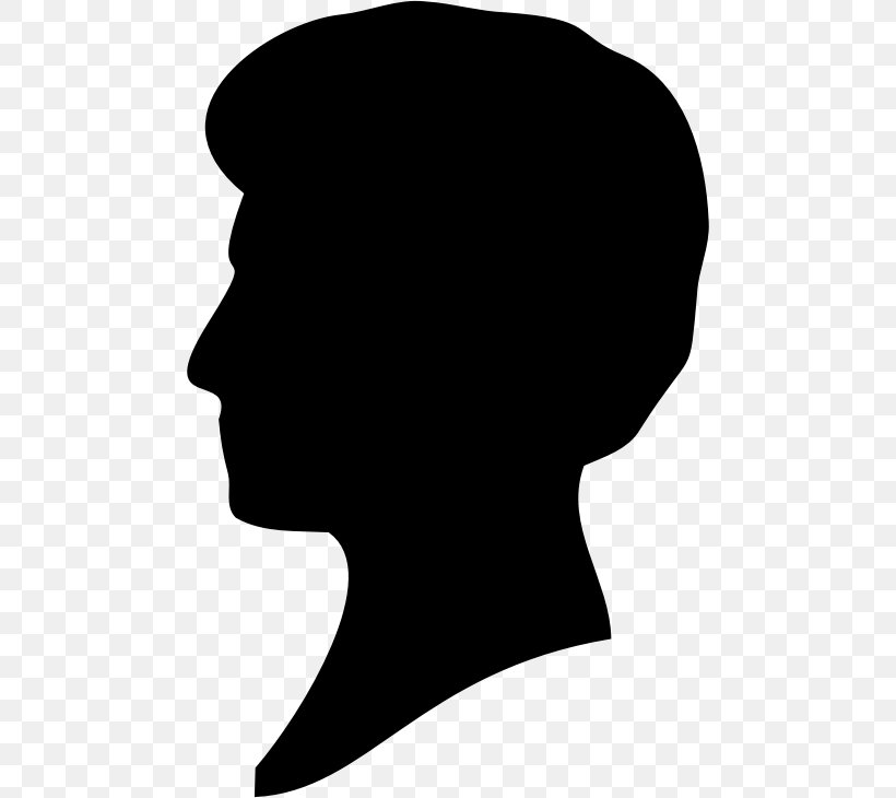 Silhouette Clip Art, PNG, 478x730px, Silhouette, Black, Black And White, Drawing, Face Download Free