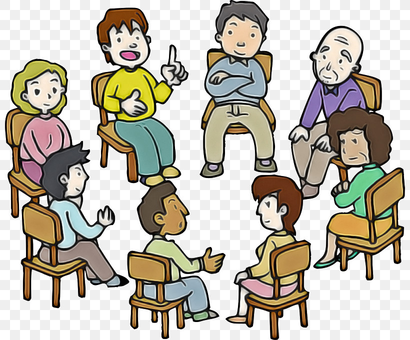 Social Group Cartoon Watercolor Painting, PNG, 800x680px, Social Group ...