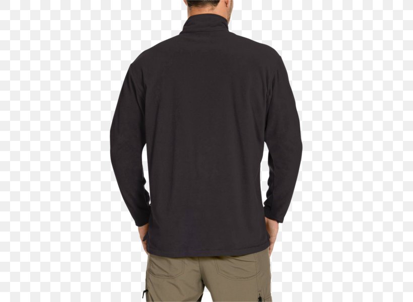 T-shirt Sleeve Hoodie Polar Fleece Sweater, PNG, 600x600px, Tshirt, Black, Button, Clothing, Fashion Download Free