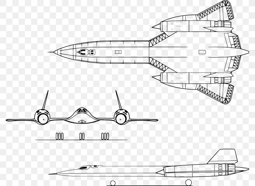 Lockheed SR-71 Blackbird Lockheed A-12 Lockheed U-2 Reconnaissance Aircraft, PNG, 783x599px, Lockheed Sr71 Blackbird, Aerospace Engineering, Aircraft, Artwork, Automotive Design Download Free
