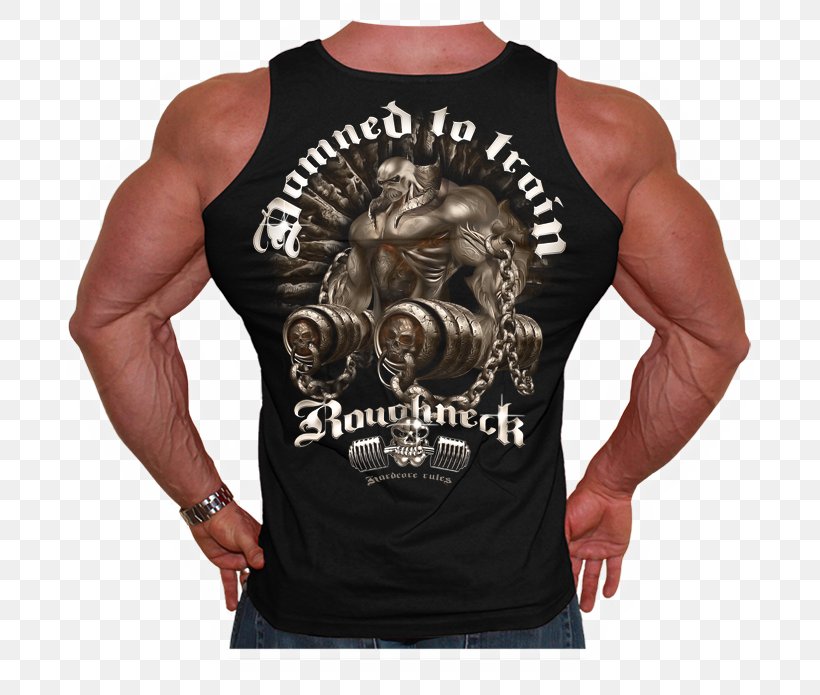T-shirt Bodybuilding Silberrücken Clothing, PNG, 690x695px, Tshirt, Arm, Bodybuilding, Brand, Clothing Download Free