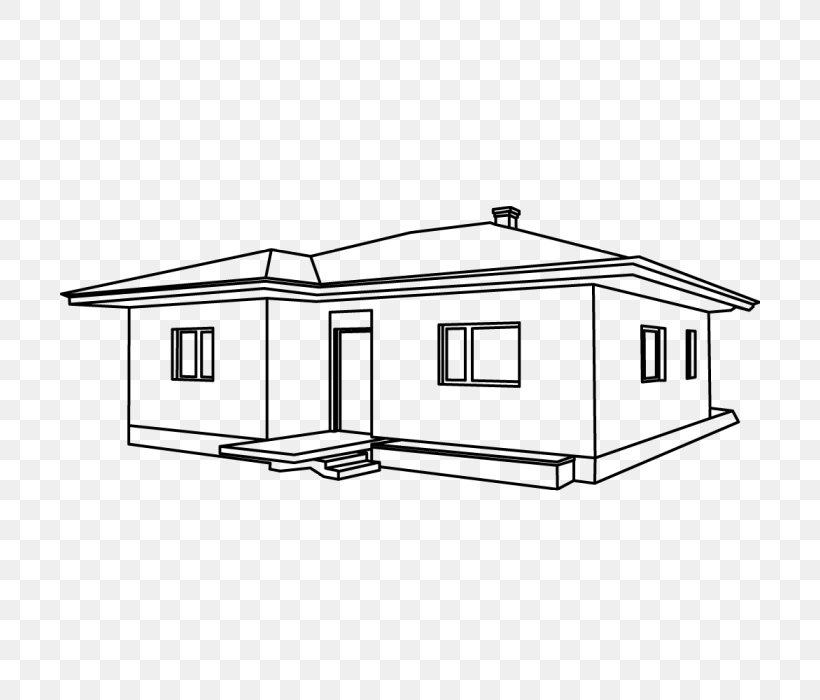 House Facade, PNG, 700x700px, House, Area, Black And White, Building, Elevation Download Free