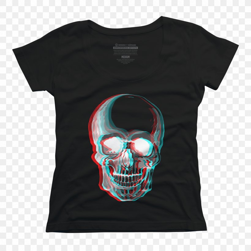 Printed T-shirt Hoodie Top, PNG, 2400x2400px, Tshirt, Black, Bone, Brand, Clothing Download Free
