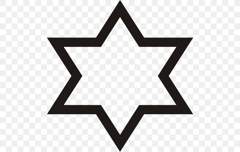 Drawing Star Of David, PNG, 500x519px, Drawing, Area, Black And White, Judaism, Logo Download Free