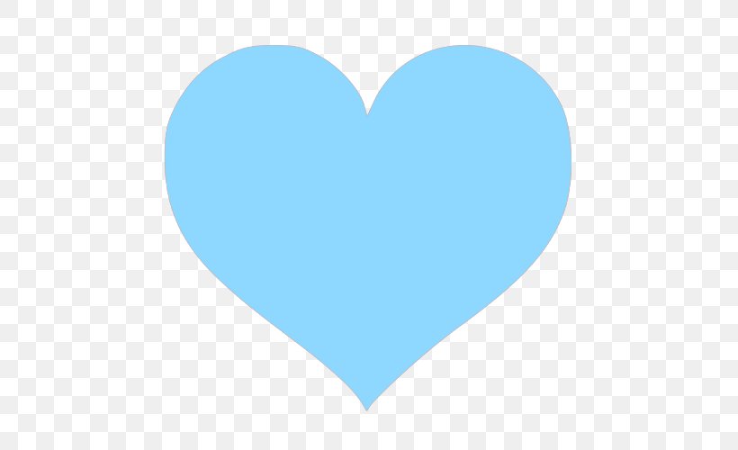 Heart Emoji Color Blue, PNG, 500x500px, Watercolor, Cartoon, Flower, Frame, Heart Download Free