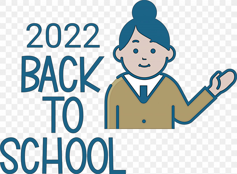 Back To School 2022, PNG, 3000x2204px, Logo, Behavior, Cartoon, Conversation, Happiness Download Free