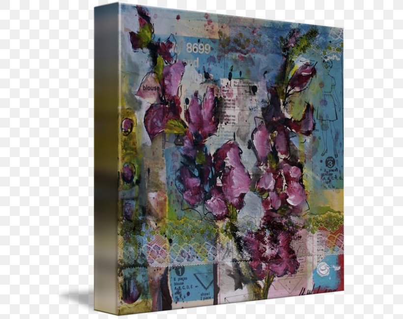 Floral Design Gallery Wrap Art Canvas, PNG, 594x650px, Floral Design, Acrylic Paint, Art, Artwork, Canvas Download Free