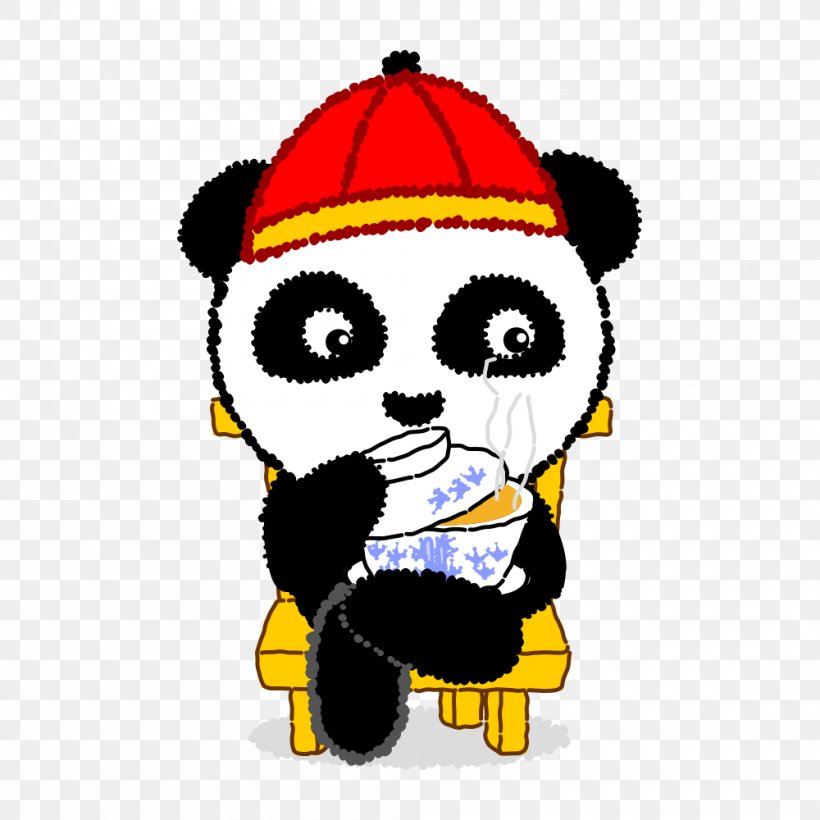 Giant Panda Cartoon Red Panda, PNG, 1000x1000px, Sichuan, Art, Cartoon, Cuteness, Giant Panda Download Free