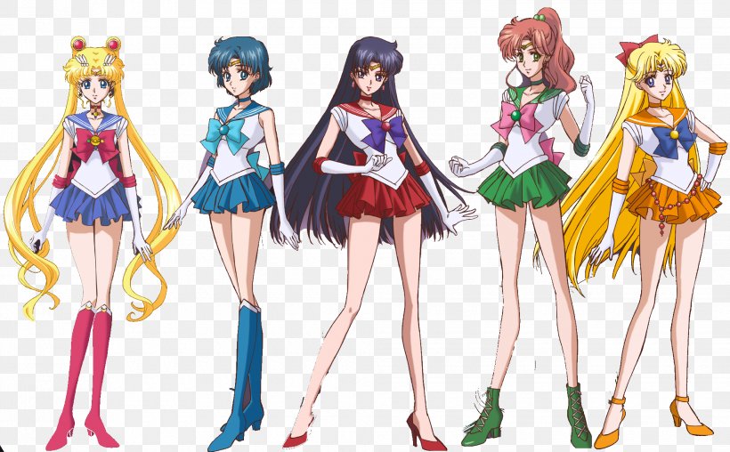 Sailor Moon Sailor Jupiter Sailor Mercury Sailor Mars Sailor Venus, PNG, 1960x1216px, Watercolor, Cartoon, Flower, Frame, Heart Download Free
