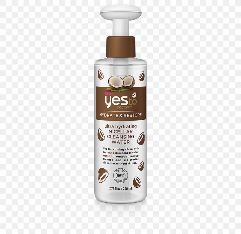 Yes To Coconut Micellar Cleansing Water Yes To Coconut Ultra Hydrating Melting Cleanser Garnier Micellar Cleansing Water All-in-1, PNG, 480x798px, Cleanser, Cosmetics, Hydrate, Lotion, Micelle Download Free