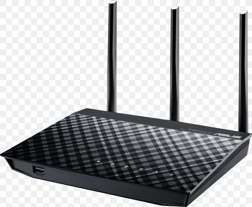 ASUS RT-N18U Wireless Router IEEE 802.11 Wi-Fi, PNG, 3000x2459px, Asus Rtn18u, Asus, Computer Network, Electronics, Gigabit Ethernet Download Free