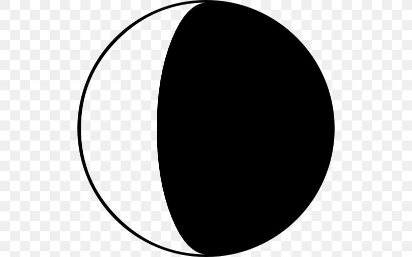 Lunar Phase Crescent Symbol Moon, PNG, 512x512px, Lunar Phase, Alchemical Symbol, Black, Black And White, Crescent Download Free