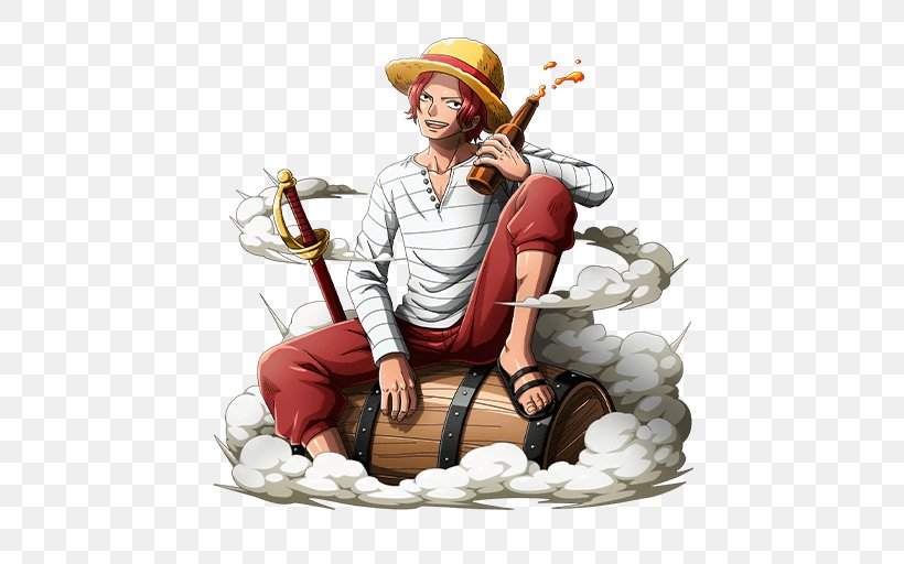 Shanks Monkey D. Luffy One Piece Treasure Cruise Yonko, PNG, 640x512px, Shanks, Character, Den Den Mushi, Fictional Character, Figurine Download Free