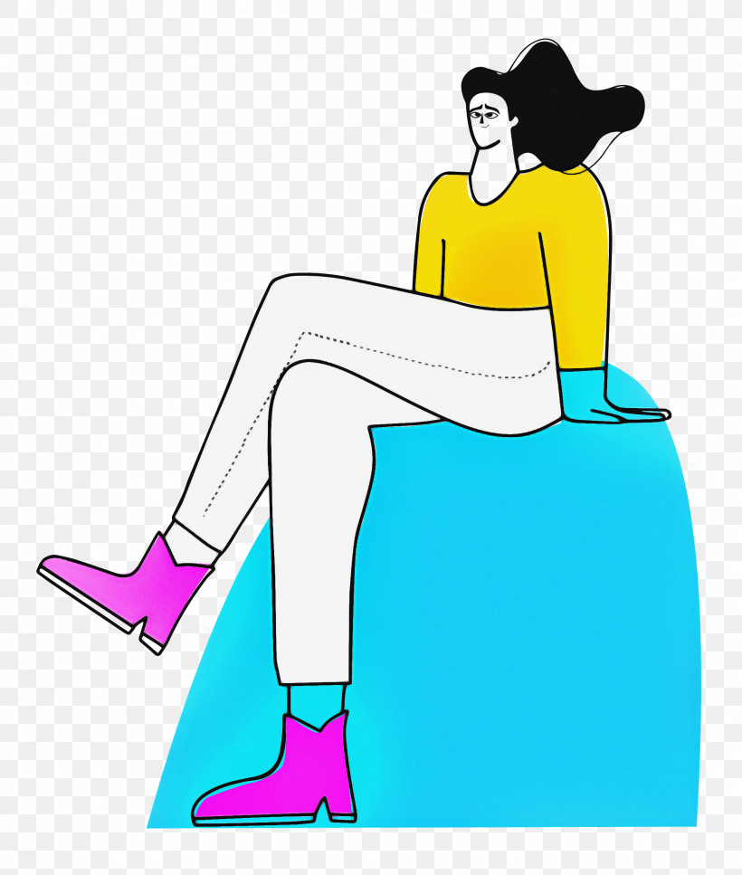 Sitting On Rock, PNG, 2119x2500px, Clothing, Behavior, Joint, Line, Shoe Download Free