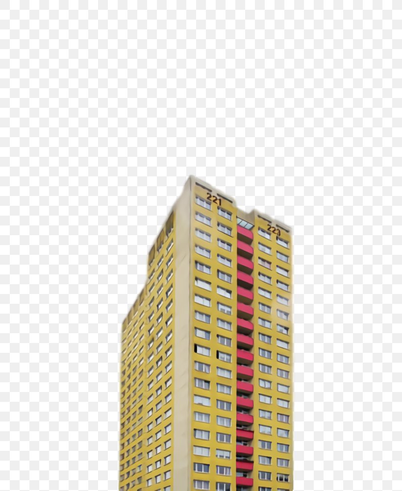 Yellow Tower Block Skyscraper Condominium Architecture, PNG, 802x1002px, Yellow, Architecture, Beige, Building, City Download Free