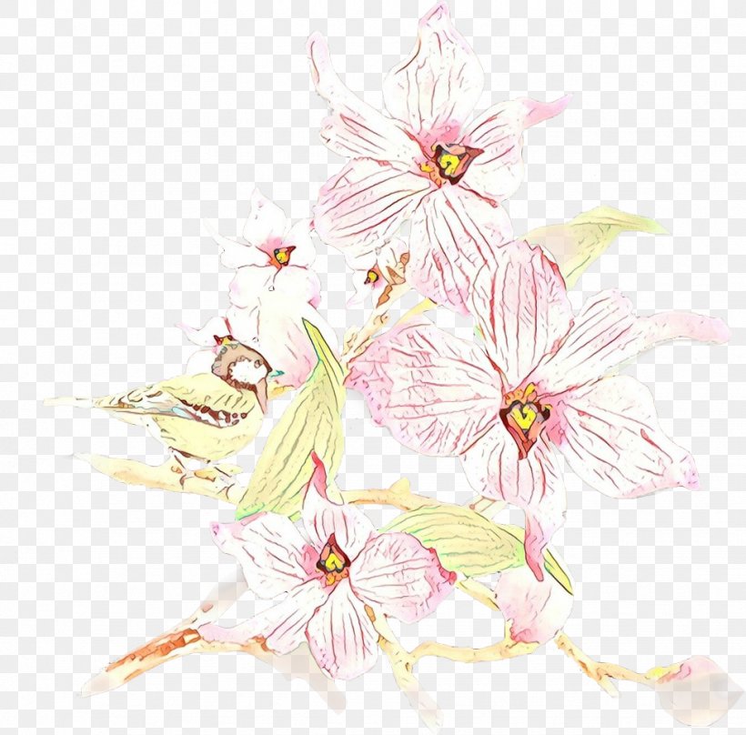 Flower Pink Plant Petal Wildflower, PNG, 976x962px, Cartoon, Blossom, Flower, Herbaceous Plant, Petal Download Free