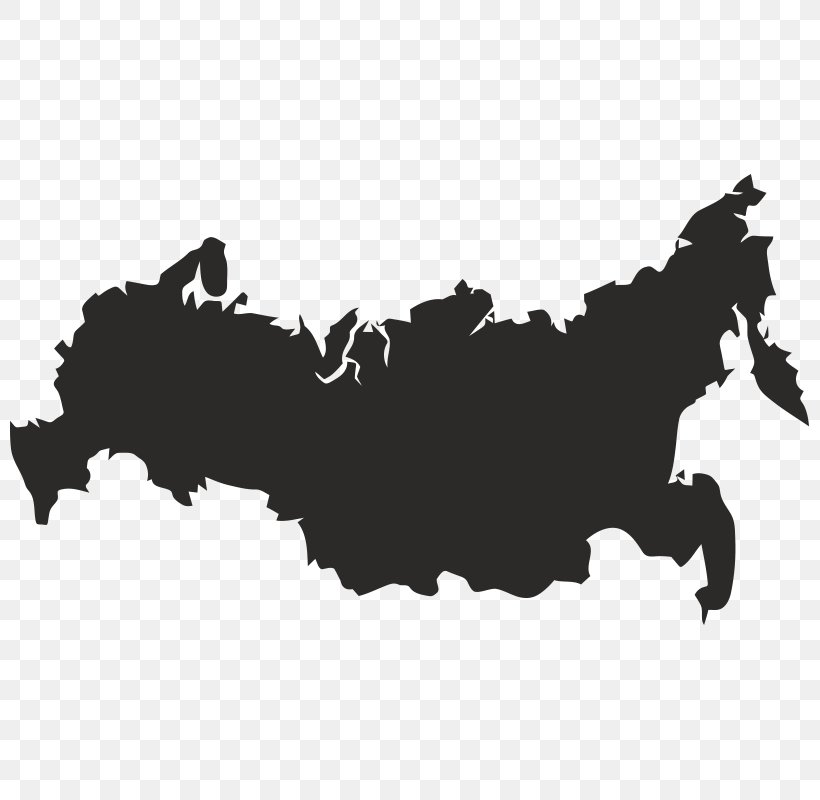 Russia Map Clip Art, PNG, 800x800px, Russia, Black, Black And White, Blank Map, Depositphotos Download Free