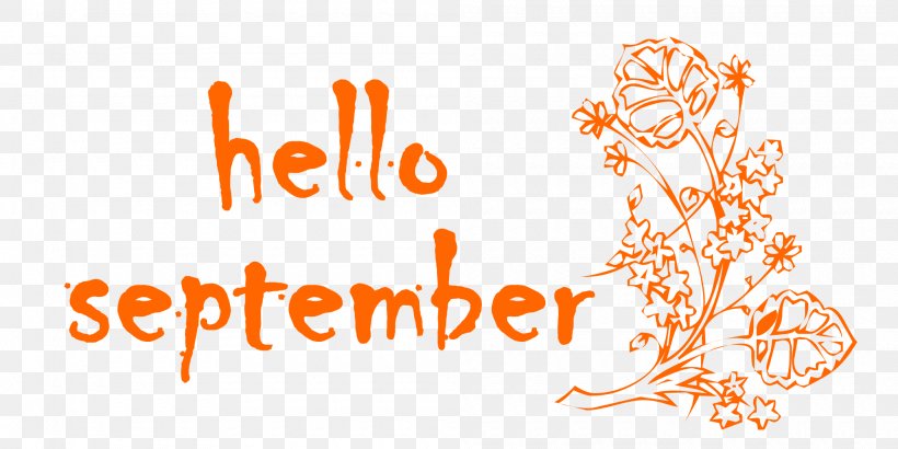 Hello September., PNG, 2000x1000px, Painting, Area, Book, Brand, Calligraphy Download Free