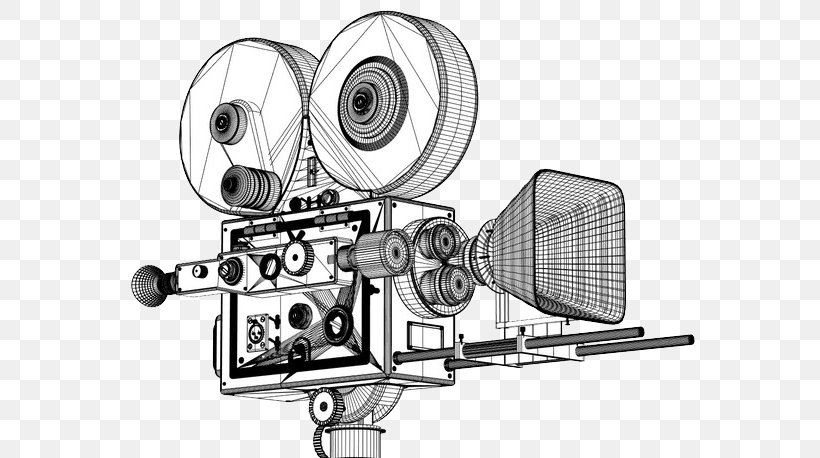 Movie Camera Photographic Film Drawing, PNG, 600x458px, 35 Mm Film, Movie Camera, Automotive Design, Black And White, Camera Download Free