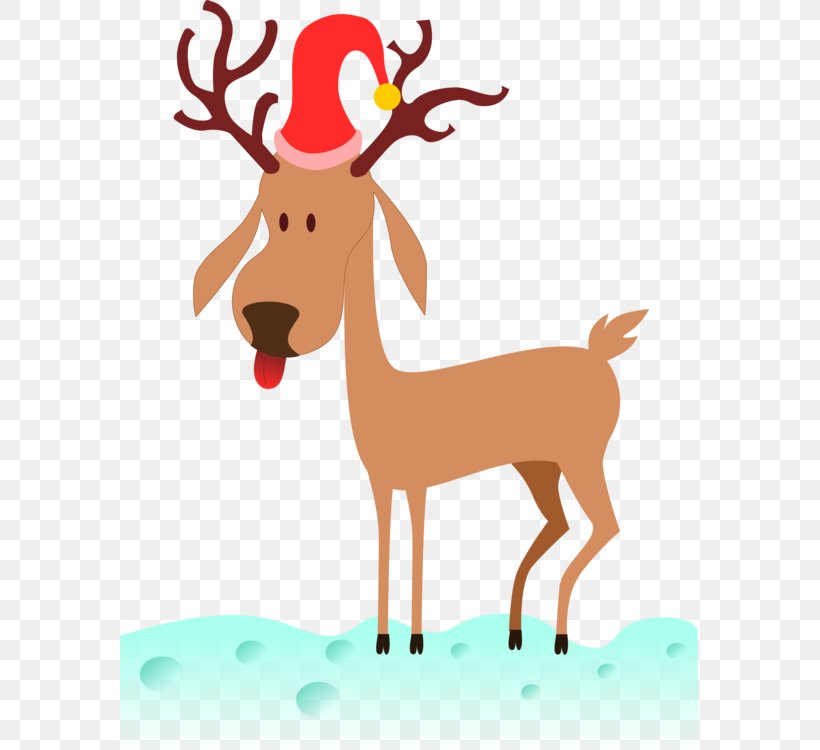 Reindeer Rudolph Santa Claus Clip Art, PNG, 579x750px, Reindeer, Antelope, Antler, Christmas Day, Christmas Graphics Download Free