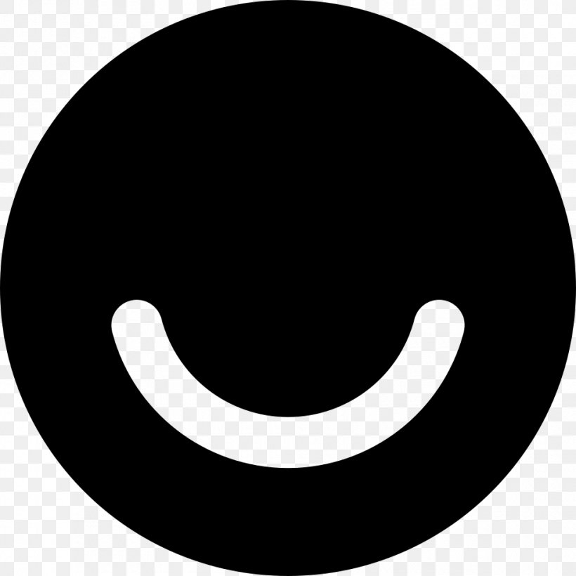 Emoticon Smiley, PNG, 980x980px, Emoticon, Black, Black And White, Crescent, Disappointment Download Free