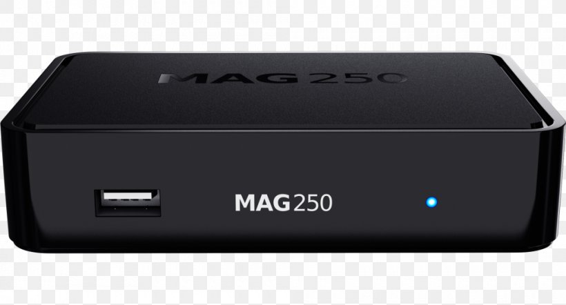 Set-top Box IPTV Over-the-top Media Services High-definition Television Infomir MAG254, PNG, 1000x540px, Settop Box, Cable, Cable Television, Computer Network, Computer Software Download Free