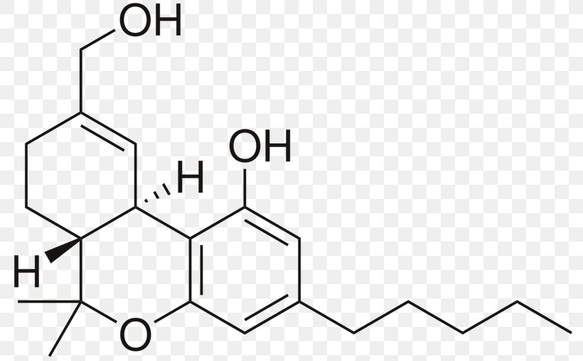 Tetrahydrocannabinol 11-Hydroxy-THC 11-Nor-9-carboxy-THC Cannabidiol Cannabinoid, PNG, 800x508px, Tetrahydrocannabinol, Area, Black, Black And White, Brand Download Free