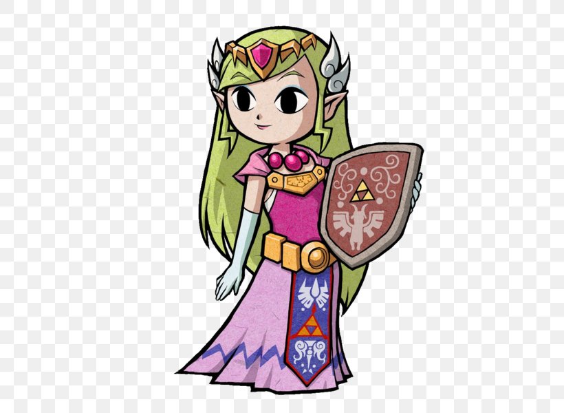 The Legend Of Zelda: The Minish Cap The Legend Of Zelda: The Wind Waker The Legend Of Zelda: Four Swords Adventures The Legend Of Zelda: A Link To The Past And Four Swords Zelda II: The Adventure Of Link, PNG, 450x600px, Watercolor, Cartoon, Flower, Frame, Heart Download Free