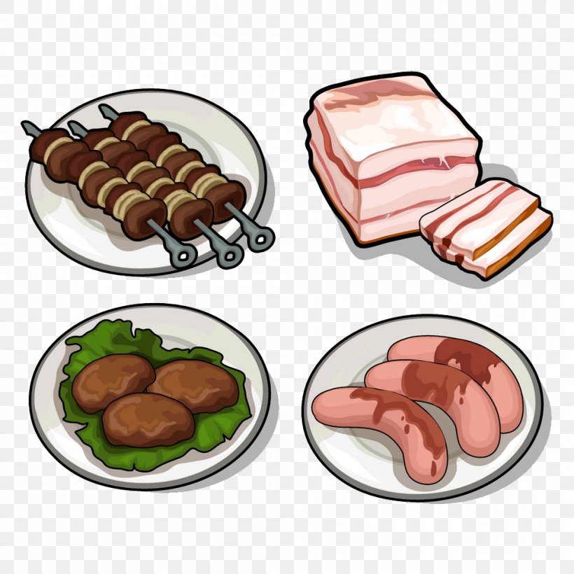 Barbecue Tikka Chuan Malatang Meat, PNG, 1000x1000px, Barbecue, Advertising, Cartoon, Chuan, Cuisine Download Free
