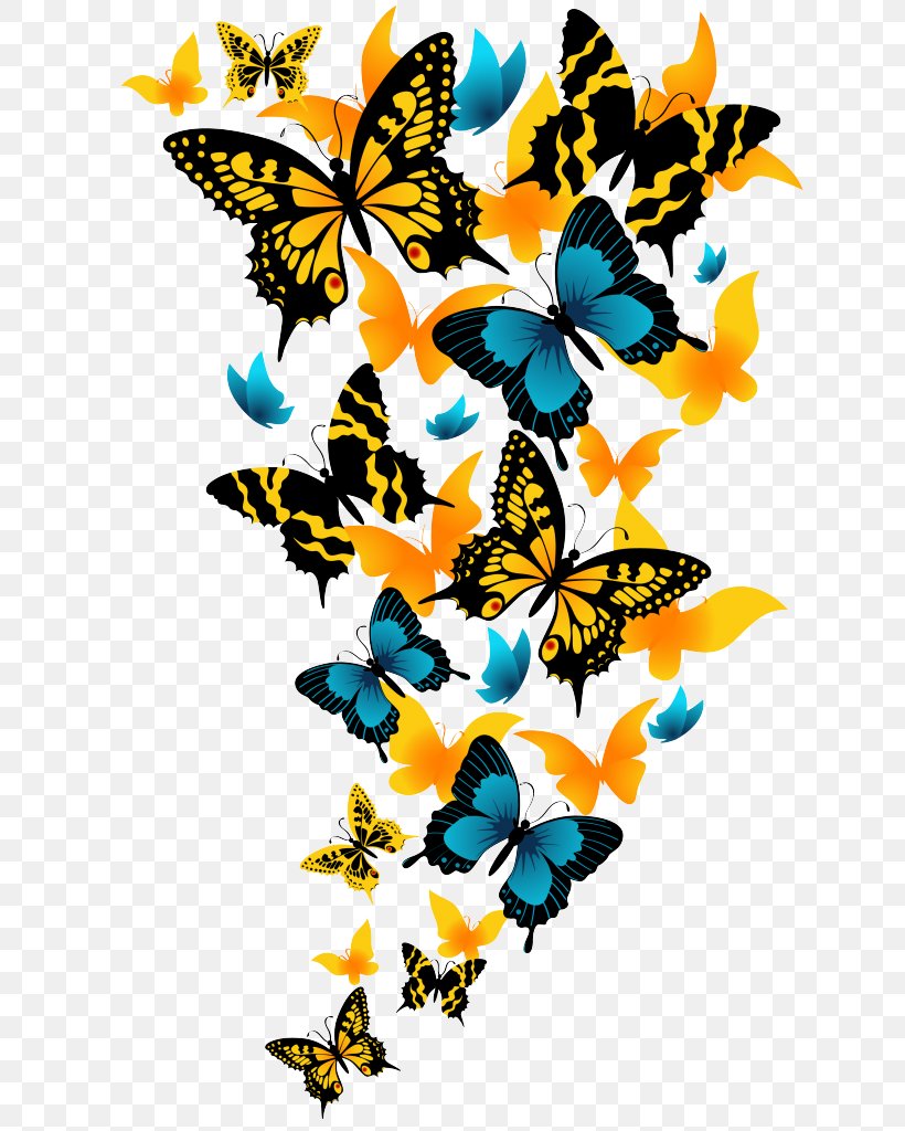 Butterfly Download Clip Art, PNG, 791x1024px, Butterfly, Arthropod, Artwork, Brush Footed Butterfly, Butterfly Net Download Free