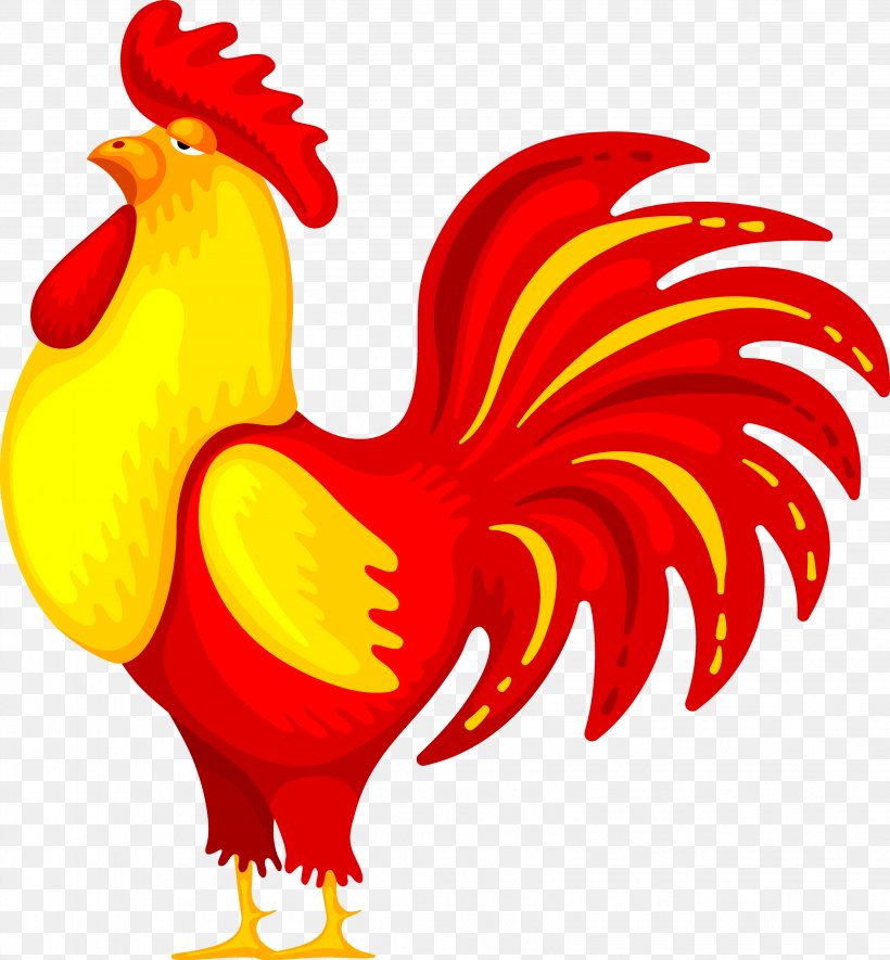 Chicken Chinese Zodiac, PNG, 3242x3500px, Chicken, Artwork, Beak, Bird, Cartoon Download Free