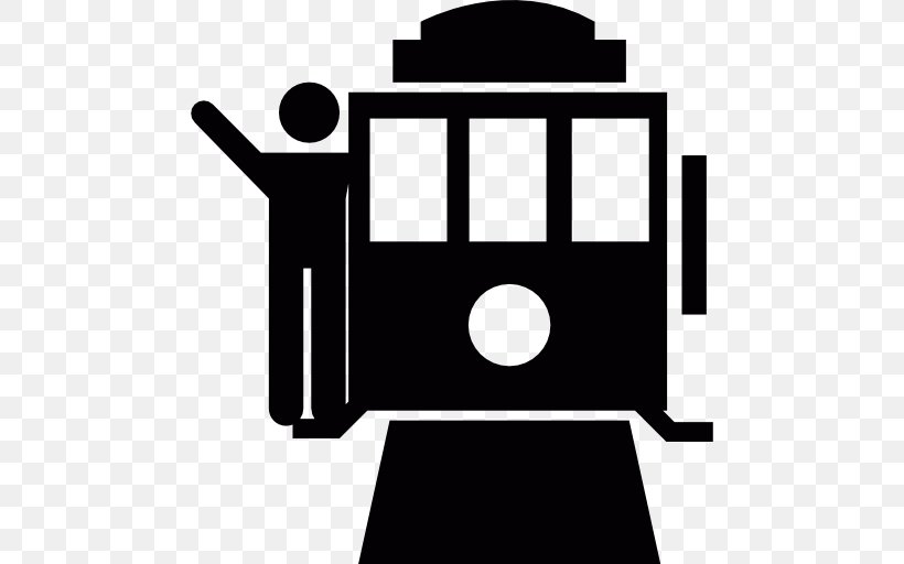 Clip Art Train Trolley, PNG, 512x512px, Train, Black, Black And White, Brand, Logo Download Free