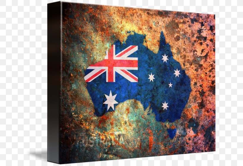 Flag Of Australia Canvas Print Flag Of Australia, PNG, 650x560px, Australia, Art, Artist, Canvas, Canvas Print Download Free