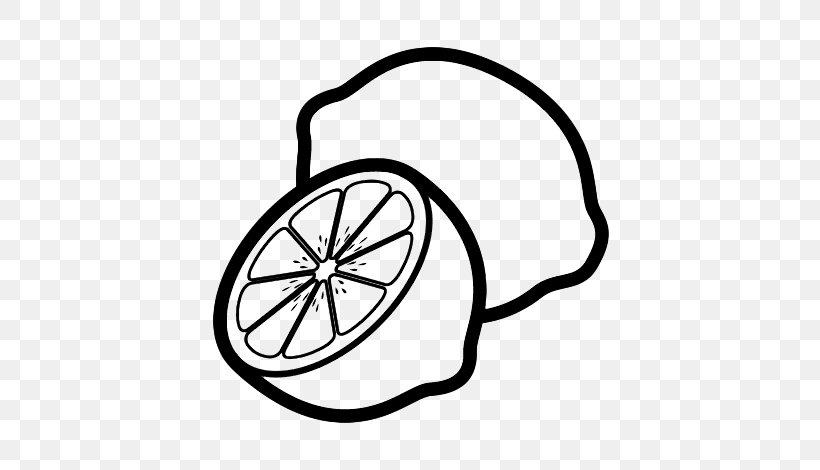 Lemon Coloring Book Drawing Fruit Food, PNG, 600x470px, Lemon, Area, Auto Part, Bicycle Wheel, Black And White Download Free