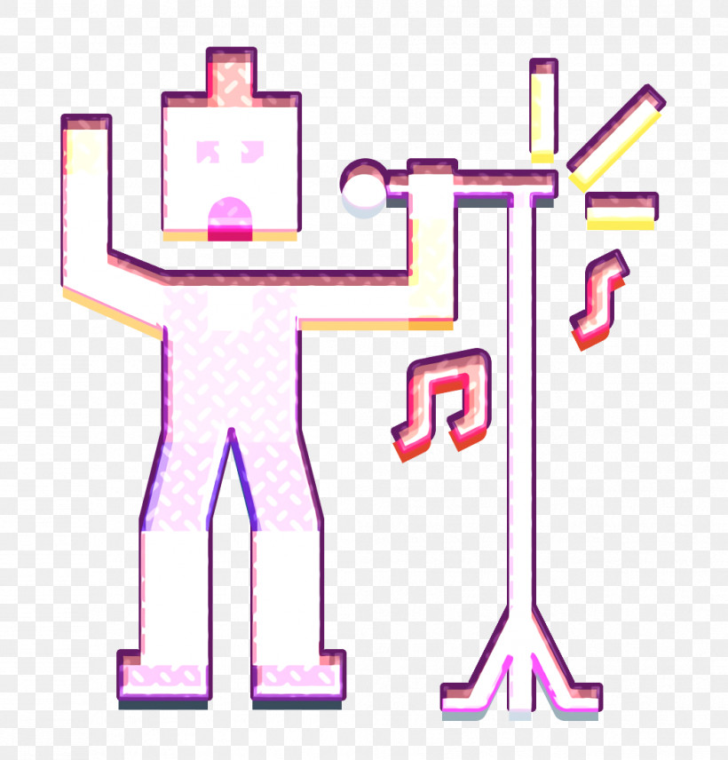 Music Icon Singer Icon Punk Rock Icon, PNG, 1044x1090px, Music Icon, Line, Magenta, Pink, Punk Rock Icon Download Free