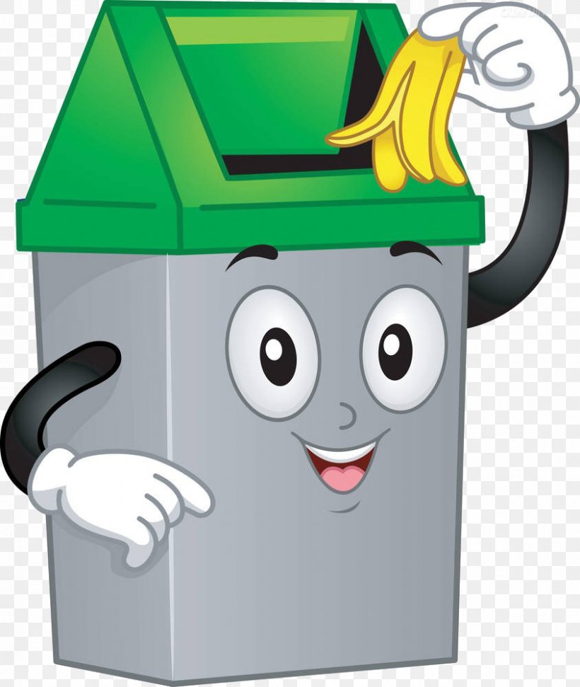 Waste Container Clip Art, PNG, 844x1000px, Rubbish Bins Waste Paper Baskets, Can Stock Photo, Cartoon, Clip Art, Fictional Character Download Free