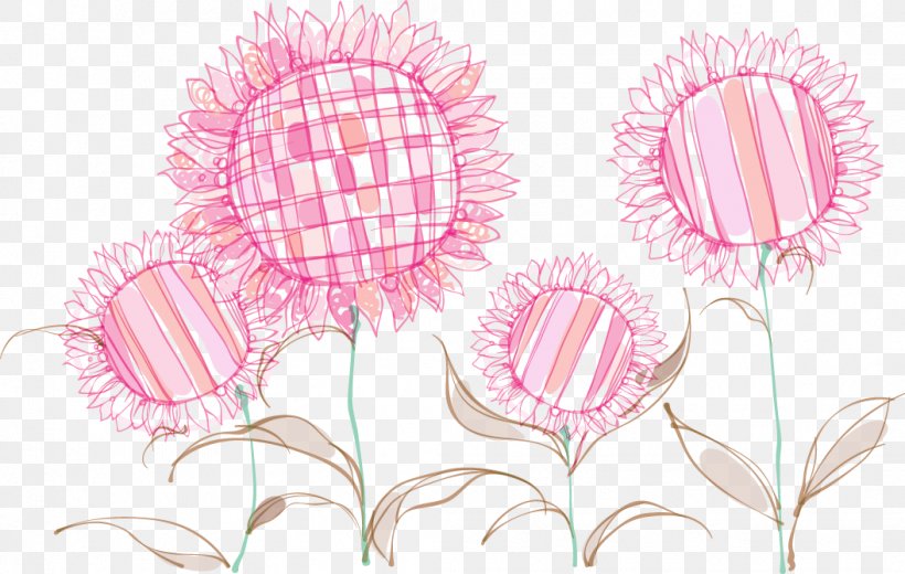 Common Sunflower Color, PNG, 1055x670px, Common Sunflower, Blue, Cartoon, Color, Drawing Download Free