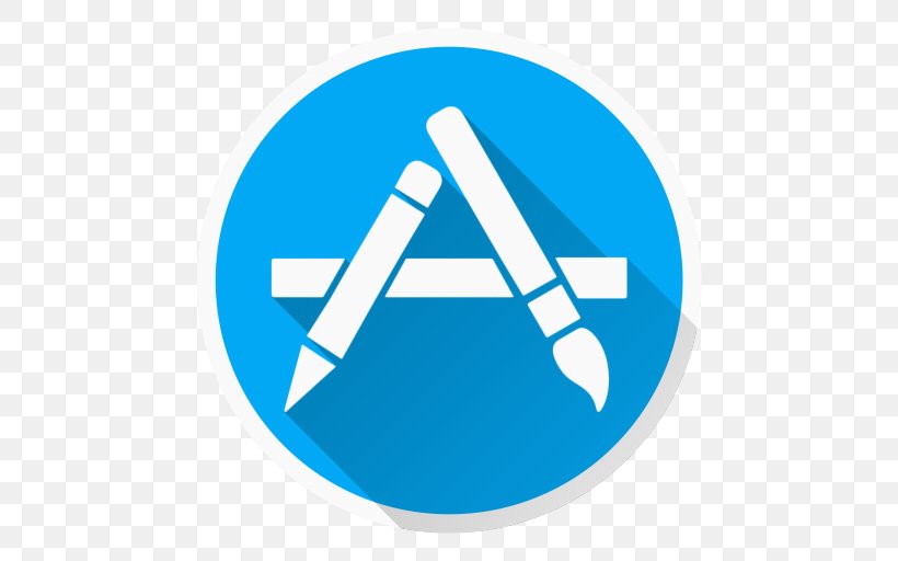 Mac App Store Apple MacOS, PNG, 512x512px, Mac App Store, App Store, Apple, Area, Blue Download Free