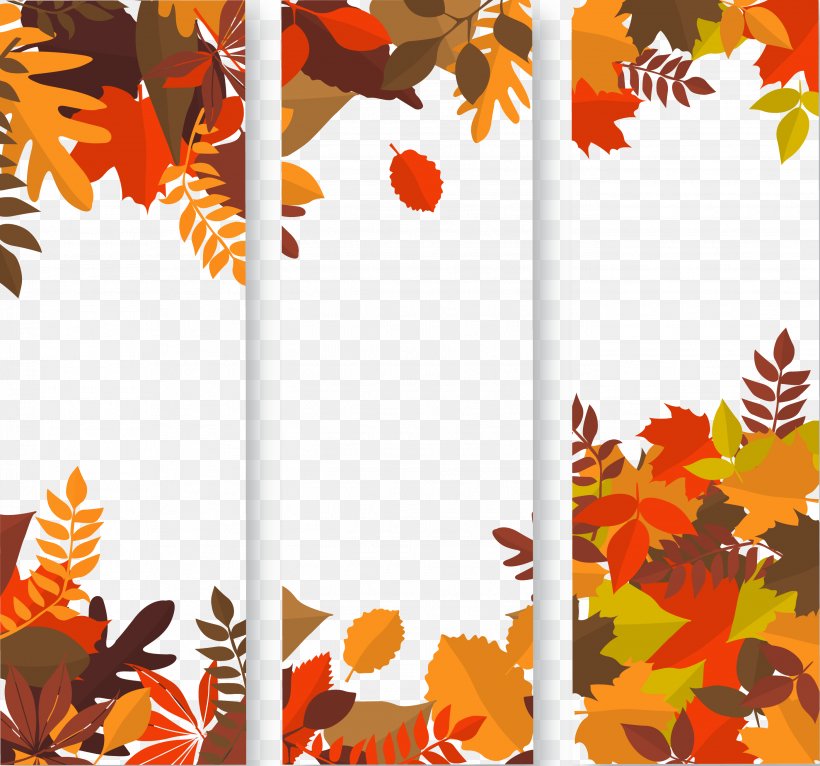Autumn Web Banner Clip Art, PNG, 2799x2615px, Autumn, Banner, Leaf, Maple Leaf, Orange Download Free
