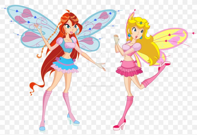 Bloom Princess Daisy Princess Peach Winx Believix, PNG, 1078x740px, Bloom, Barbie, Believix, Cartoon, Deviantart Download Free