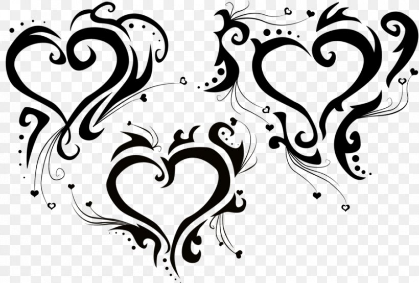Tribal  Tribal Heart Tattoo Designs  Free Transparent PNG Clipart Images  Download