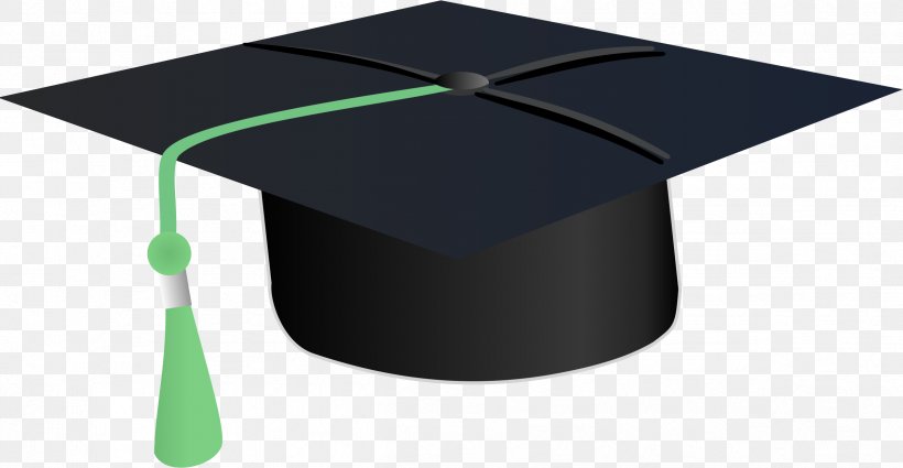Square Academic Cap T-shirt Graduation Ceremony Hat, PNG, 2393x1241px, Square Academic Cap, Academic Dress, Cap, Graduation Ceremony, Green Download Free