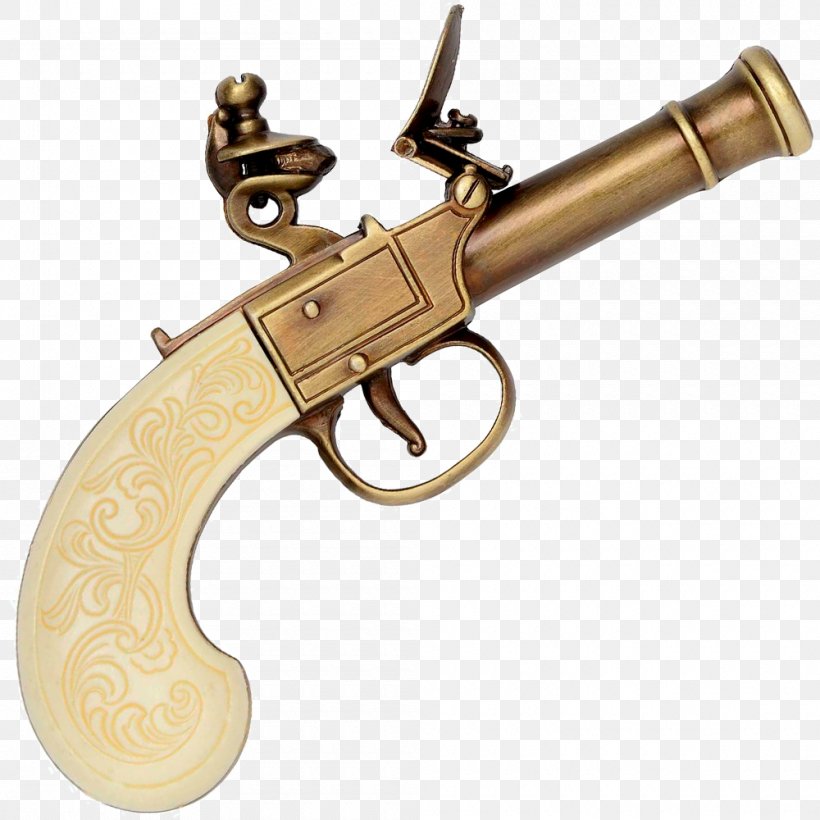 Trigger Flintlock Firearm Pistol Air Gun, PNG, 1000x1000px, Trigger, Air Gun, Antique Firearms, Brass, Clothing Download Free