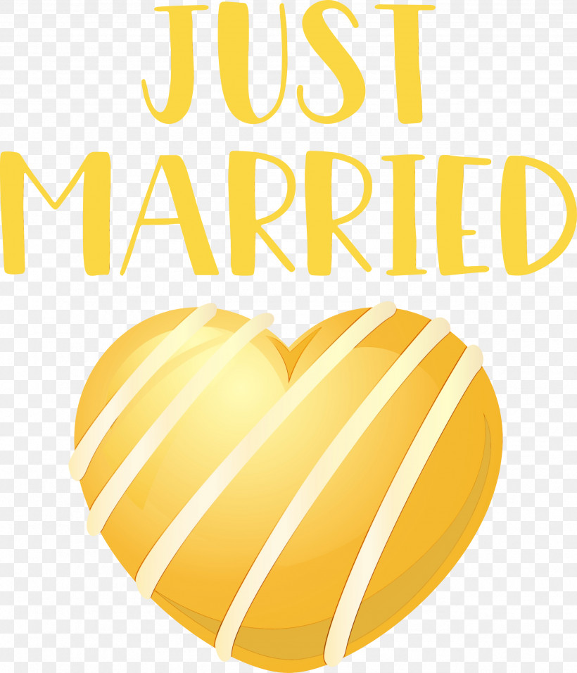 Yellow Line Font Fruit Meter, PNG, 2571x3000px, Just Married, Fruit, Geometry, Line, Mathematics Download Free