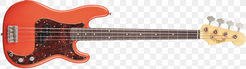 Fender Precision Bass Fender Mustang Bass Bass Guitar Fender Musical Instruments Corporation Bassist, PNG, 2400x677px, Watercolor, Cartoon, Flower, Frame, Heart Download Free