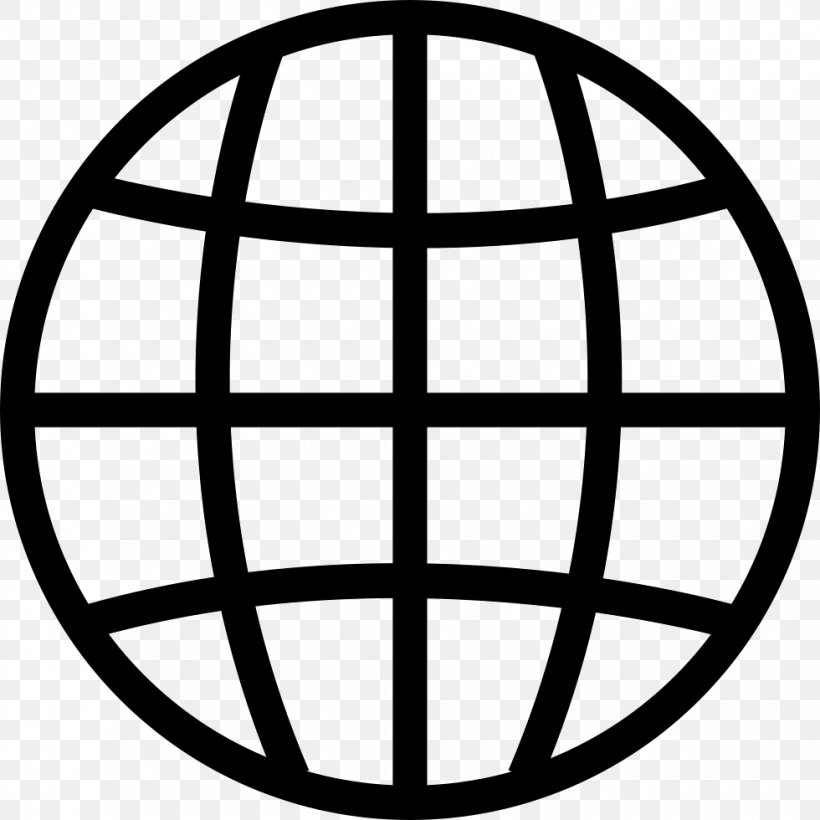 Globe Grid, PNG, 980x980px, Globe, Area, Ball, Black And White, Font Awesome Download Free