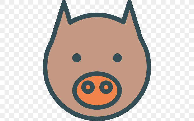 Pig, PNG, 512x512px, Pig, Carnivoran, Domestic Pig, Head, Mammal Download Free